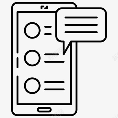 客户调查表移动调查反馈互联网图标图标