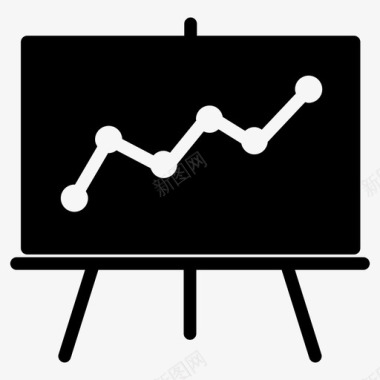 演示白板图表演示文稿图标图标