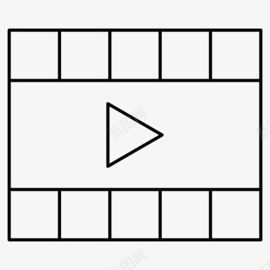 电影开场视频电影媒体多媒体图标图标