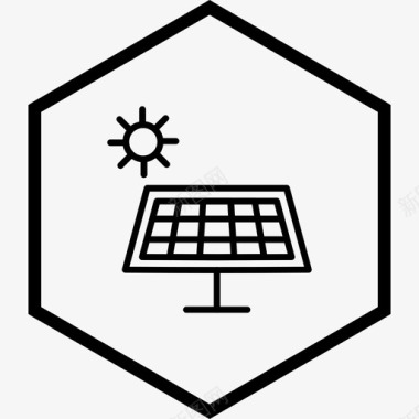 太阳能板太阳能太阳能板太阳图标图标