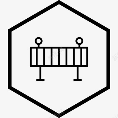 障碍物障碍物建筑道路图标图标