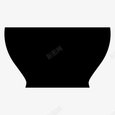 碗麦片碗厨房用具图标图标
