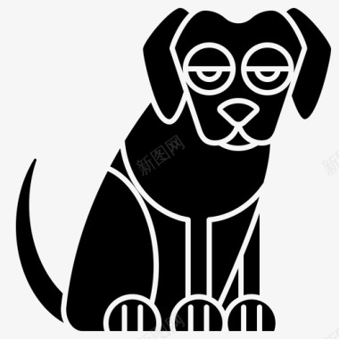 品种狗动物可爱图标图标