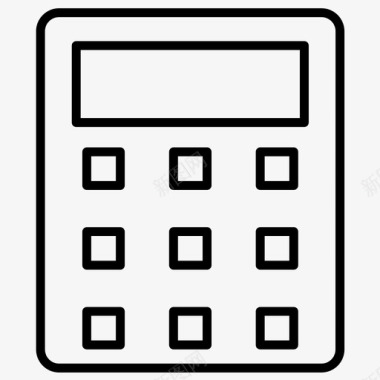 数学图标计算器计算数学图标图标