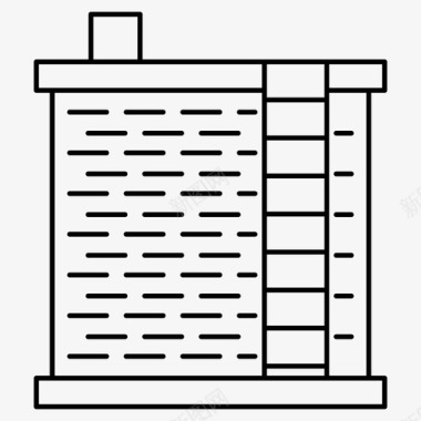 地产海景房元素建筑住宅房地产图标图标