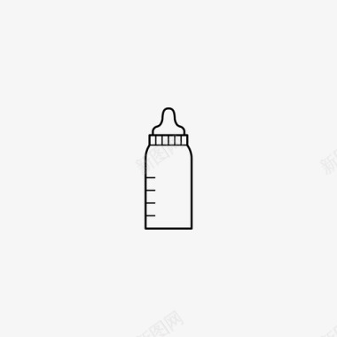 避难所婴儿奶瓶奶瓶营养图标图标