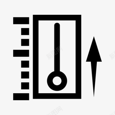 干燥的气候温度气候寒冷图标图标