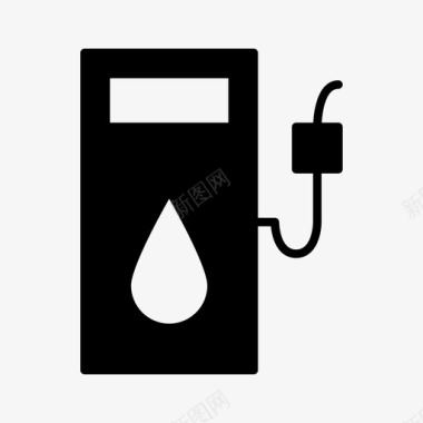 煤气汽车柴油燃料图标图标