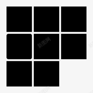 黑色网格33黑色网格339x9图标图标