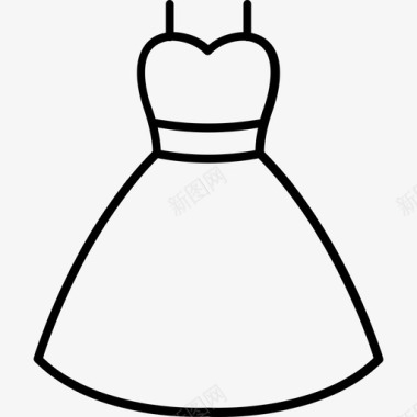 婚纱礼服新娘图标图标