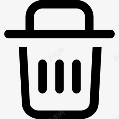 垃圾删除图标垃圾桶图标