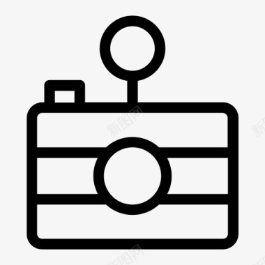 照相机摄影夏季图标图标