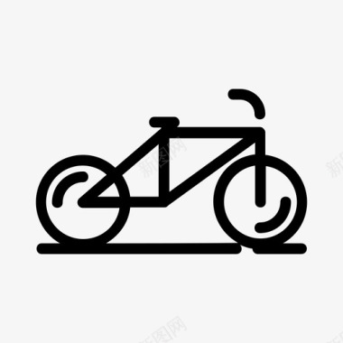 自行车户外骑行图标图标