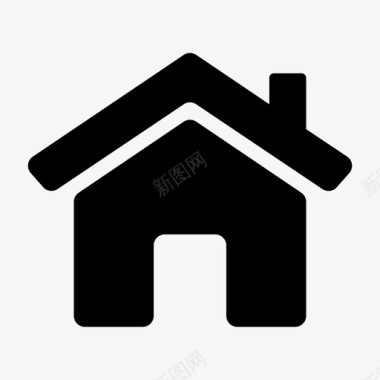 房子家建筑物庄园图标图标