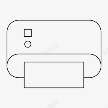 书本纸张打印机设备办公室图标图标