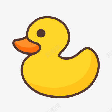 可爱手绘太阳鸭子 duck图标