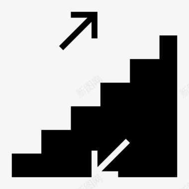 楼梯楼下楼上图标图标