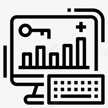 关键词海报关键词分析计算机图标图标