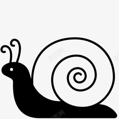其他生物蜗牛动物生物图标图标
