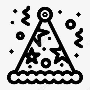 周年庆祝生日庆祝娱乐图标图标