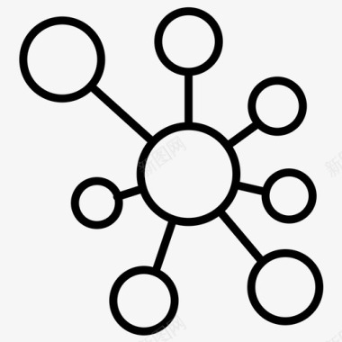 气合键合化学键合电子商务加粗线集89图标图标