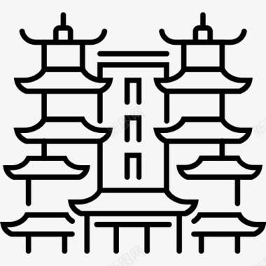 佛牙舍利寺新加坡图标图标