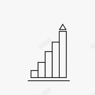 条形图表图形条形图统计图标图标