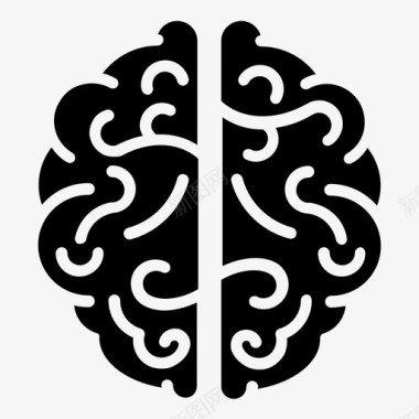 大脑智力知识图标图标