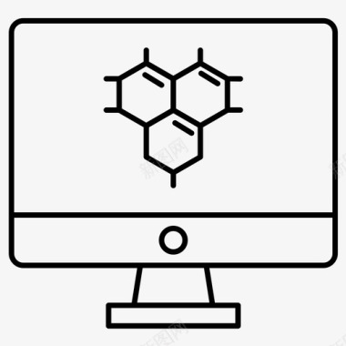 显示器免扣PNG屏幕计算机显示器图标图标