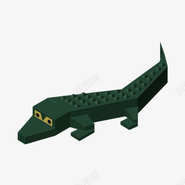 可爱的鳄鱼鳄鱼-crocodile图标