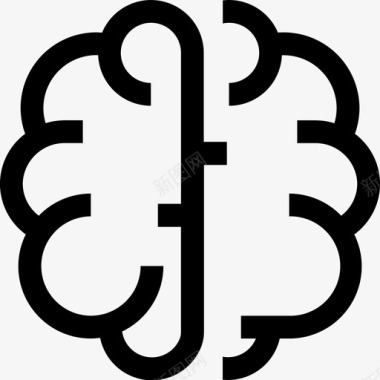 大脑身体部位教育图标图标