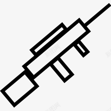 部队设计步枪枪军队狙击手图标图标