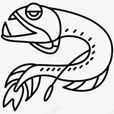 鱼动物龙鱼图标图标