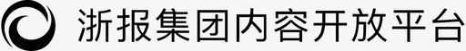 信息管理平台浙报集团内容开放平台图标