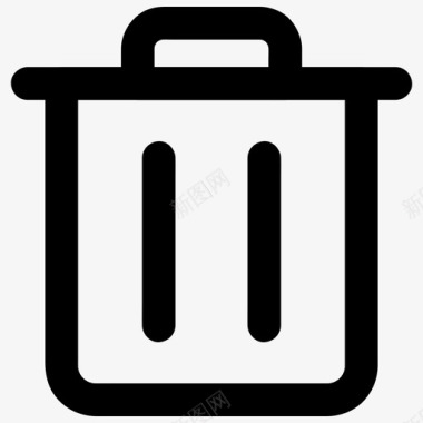 垃圾删除图标删除垃圾箱垃圾图标图标