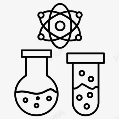烧杯化学品烧杯化学实验室图标图标