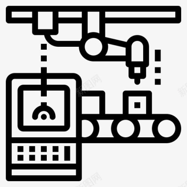 电脑厂手臂传送带图标图标