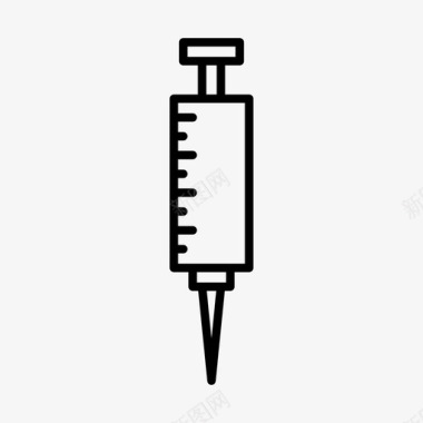 矢量药品注射卫生医疗图标图标