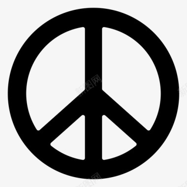 和平的象征爱团结图标图标