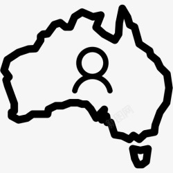 矢量澳大利亚人澳大利亚公民澳大利亚人图标高清图片