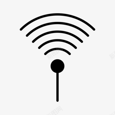 矢量信号图标连接信号wifi图标图标