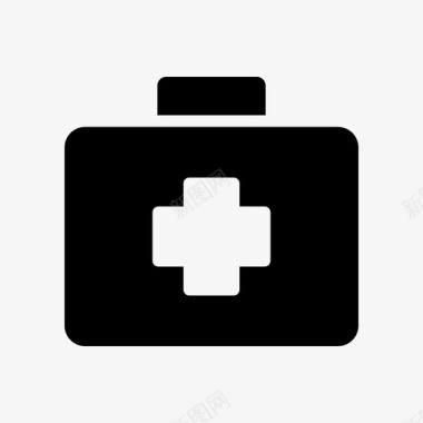 护士急救箱袋子药品图标图标
