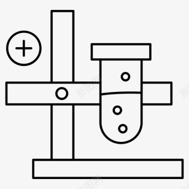 医用药箱试管实验室医学图标图标