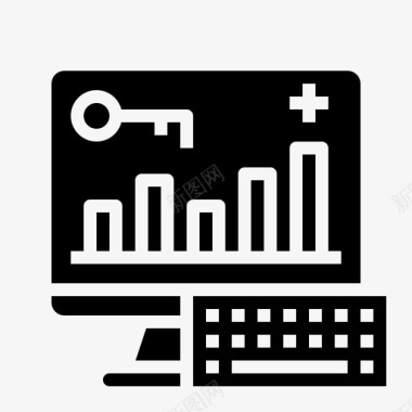 排名关键词分析计算机图标图标