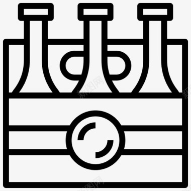 雪花啤酒标志啤酒瓶饮料餐饮图标图标