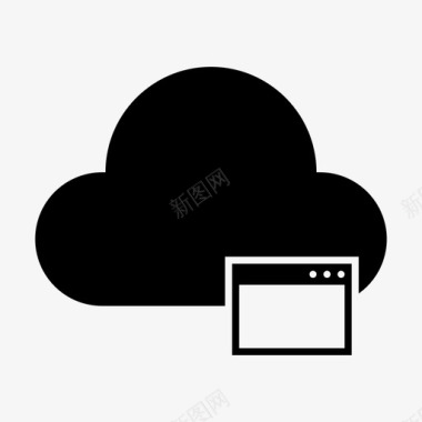 软件内置图标软件应用程序云图标图标