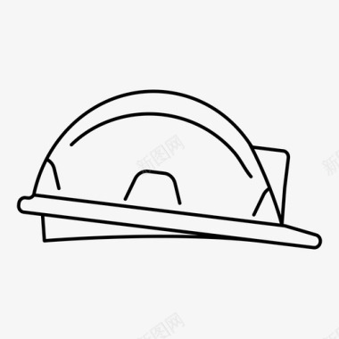 安全帽图标头盔建筑安全帽图标图标