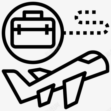墨迹数字2旅行数字游牧2线性图标图标