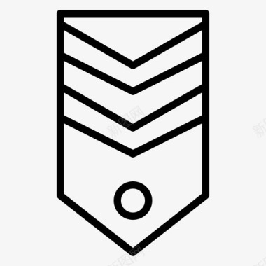 徽章军衔条纹图标图标