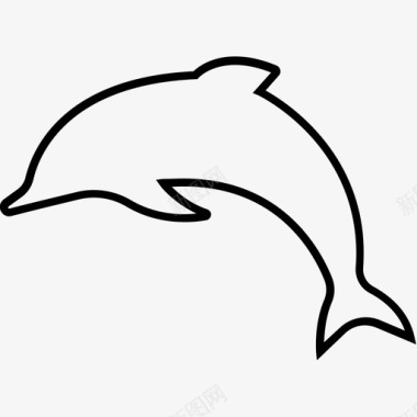 海豚夏天图标图标